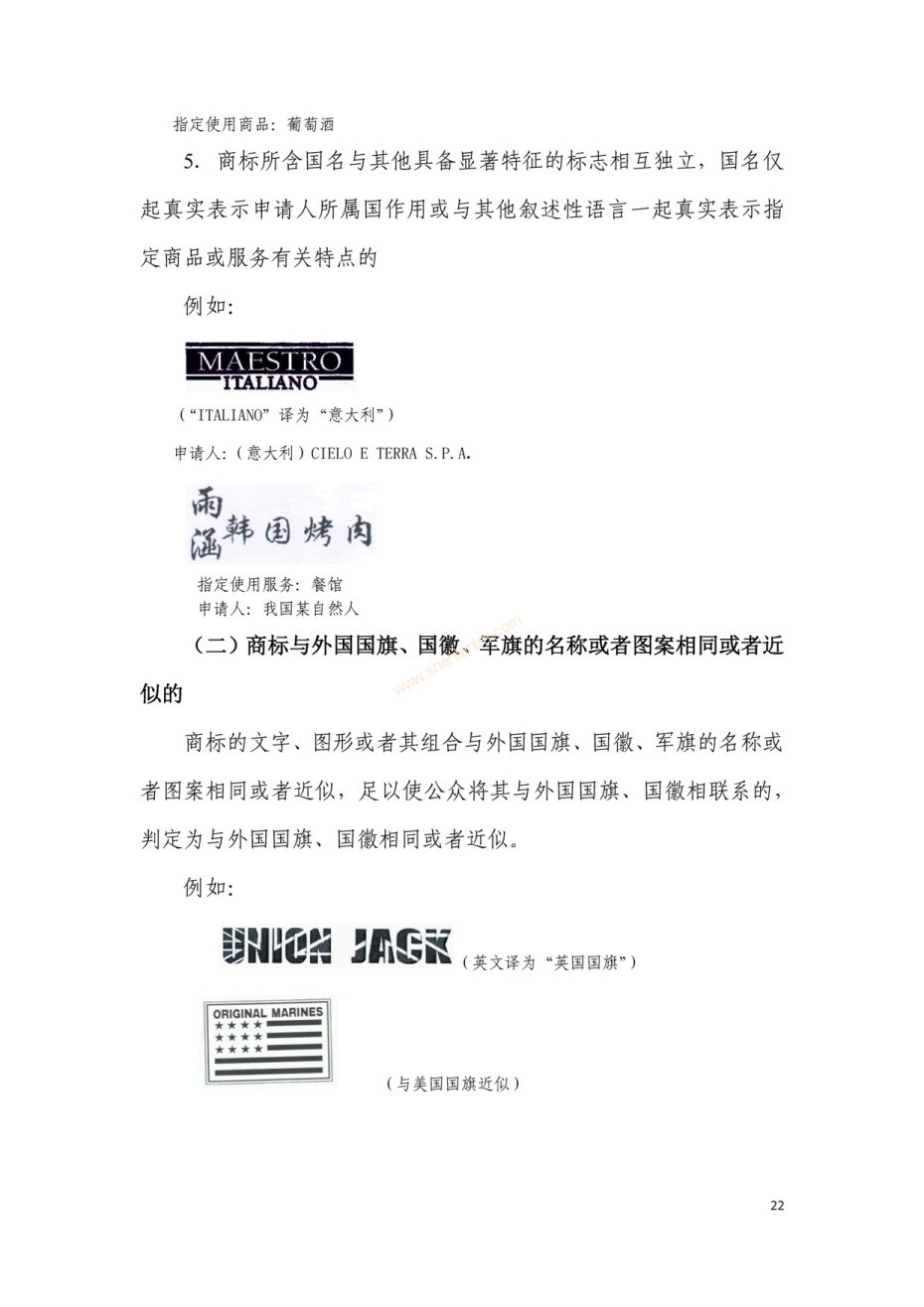 商標(biāo)審查及審理標(biāo)準(zhǔn)2016版_頁面_022 商標(biāo)審查及審理標(biāo)準(zhǔn)2016版_頁面_022